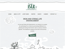 Tablet Screenshot of ironandstring.org
